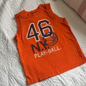 Carter's Orange Play Ball Tank Top size 2T